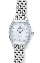 Euro Geneve 14K White Gold Ladies' Diamond Tonneau With Panther Band-47654