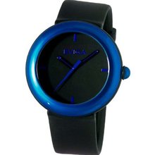 Eviga Cirkle (Black Dial; Blue Bezel)