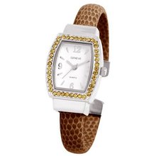 Efactory 0914BG0011 November Birthstone Simulated Leather Bangle Cuff