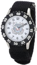 Efactory Kids' W000168 Coast Guard Stainless Steel Time Teacher