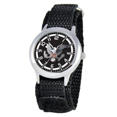 Efactory Kids' W000170 Army Stainless Steel Time Teacher