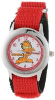 Garfield Kids' W000603 Time Teacher Red Velcro Strap