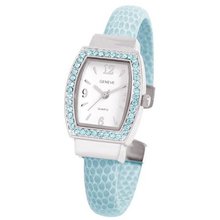 uEwatchfactory Efactory 0914BG0003 March Birthstone Simulated Leather Bangle Cuff 