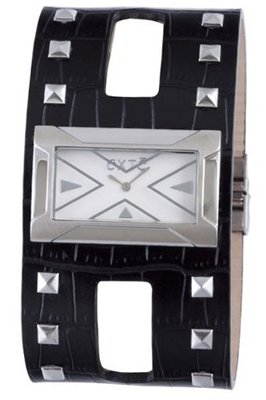 Exte EX.4017M-02 black calfskin band .