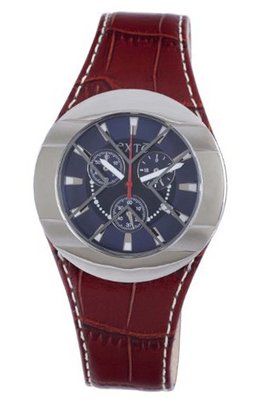 Exte EX.4029M-09 brown calfskin band .