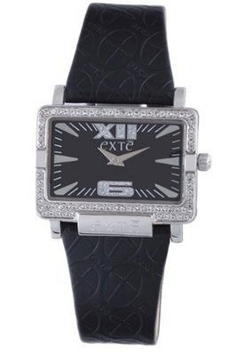 Exte EX.4031L-02Z black calfskin band .