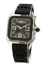 EX The Alter Ego with Black Dial and Black Silicone Strap EX-32-L01