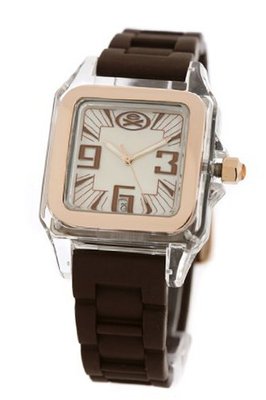 EX The Alter Ego with Rose Gold Dial and Brown Silicone Strap EX-32-L06
