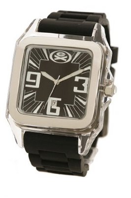 EX The Ego with Black Dial and Black Silicone Strap EX-26-G01