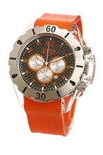 EX The Elite with Black Dial and Orange Strap EX-25-G08