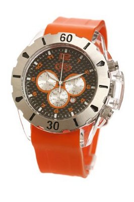 EX The Elite with Black Dial and Orange Strap EX-25-G08