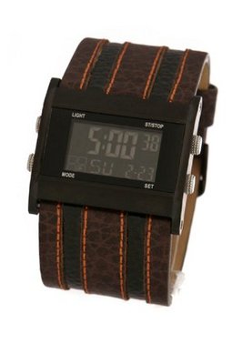 EX The Stan with Black Dial and Brown and Black Strap EX-16-G01