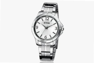 uEyki by Ufingo Ufingo-Business Casual Creative Unique Calendar Quartz For /Boys-White 