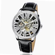 uEyki by Ufingo Ufingo-Fashion Korean Automatic Mechanical Cool For /Boys-Black Band White Dial 