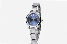 uEyki by Ufingo Ufingo-Korean Fashion Casual Steel Band Luxury Waterproof Calendar Quartz For /Ladies/Girls-Blue 