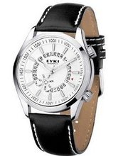 uEyki by Ufingo Ufingo-Korean Fashion Students Calendar Leather Strap Wrist For /Boys-White 