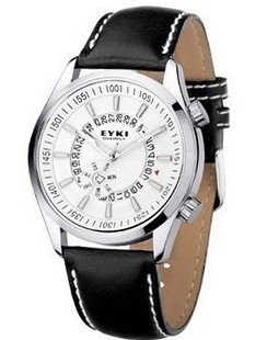 uEyki by Ufingo Ufingo-Korean Fashion Students Calendar Leather Strap Wrist For /Boys-White 