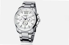 uEyki by Ufingo Ufingo-Stainless Steel Three Calendar Racing Outdoor Sports Wrist For /Boys-White 