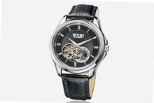 Ufingo-Automatic Mechanical Hollow Business High End Luxury Casual For /Boys-Black