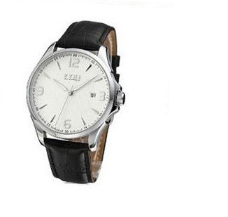 Ufingo-Automatic Mechanical Waterproof Hollow Leather Strap Fashion Stylish For /Boys-White