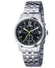 Ufingo-High End Luxury Fashion Stainless Steel Band Wrist Quartz For /Boys-Black