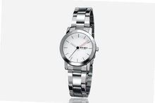 EYKI 8410 Quartz Waterproof Wristes White Dial and Stainless Steel Band