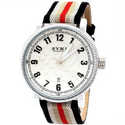 Eyki 8455 Laether Military Army Sports Calendar Water Resistant Box Packaging (White Face)