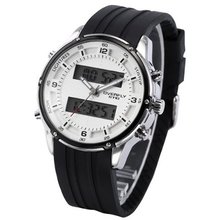EYKI Flyover Day Date Chronograph Alarm Black Rubber Sport Quartz EKI065