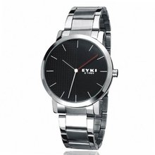 EYKI Stainless Steel Quartz Analog Wrist EET8410AGL Black Face