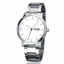EYKI Stainless Steel Quartz Analog Wrist EET8410AGL White Face