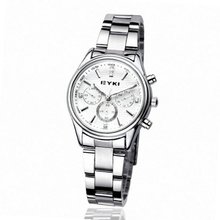 EYKI Stainless Steel Quartz Analog Wrist EET8581AGL White Face