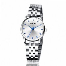 EYKI Stainless Steel Quartz Analog Wrist EET8603AGL White Face Blue