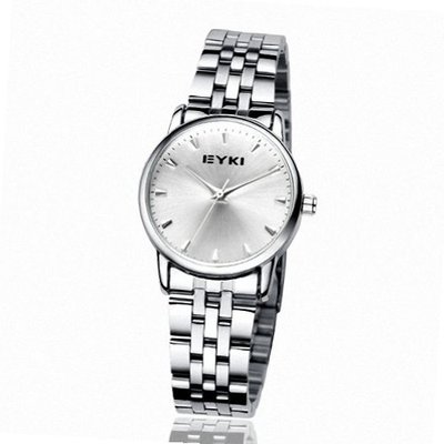 EYKI Stainless Steel Quartz Analog Wrist EET8603AGL White Face