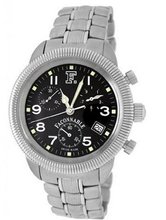 Faconnable Stainless-Steel Chrono Faconaval with Black Dial