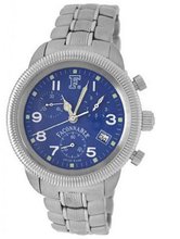 Faconnable Stainless-Steel Chrono Faconaval with Blue Dial