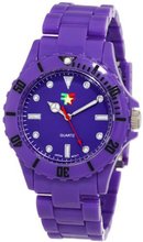 Fancy Face FF0096PU Candy Collection "Fiona" Purple Sport Bezel Plastic Bracelet