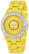Fancy Face FF0261YE Candy Collection "Frost" Yellow Stone Bezel Metal Bracelet