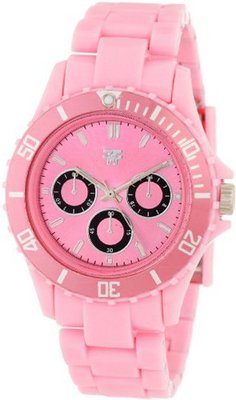 Fancy Face FF249PI Candy Collection "Fergie" Light Pink Multi Eye Plastic Bracelet