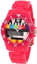 Fancy Face FF252PI Candy Collection "Falyn" Pink Bracelet with Rainbow Dial