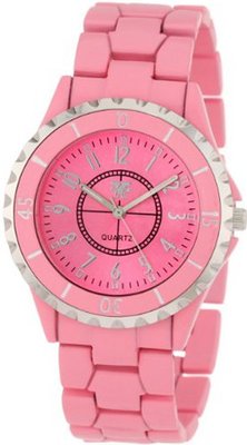 Fancy Face FF256PI Candy Collection "Farrah" Pink Sport Metal Bracelet