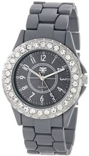Fancy Face FF261-GY Grey Stone Bezel Metal Bracelet