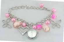 New in Box Butterfly Heart Charm Bracelet Ladies Latest Style