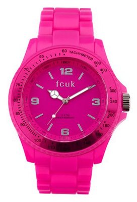 FCUK FC1074PP Plastic Round Pink