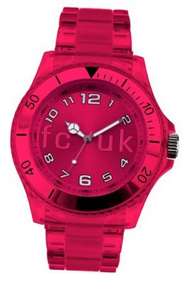FCUK FC1075PP Plastic Round Pink