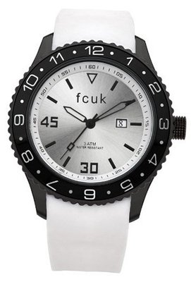 FCUK FC1094BW Plastic White Rubber