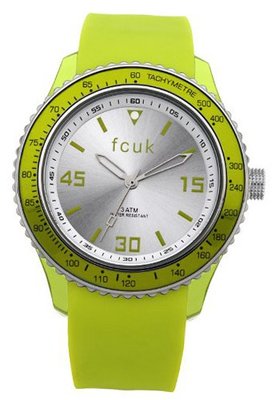 FCUK FC1103NN Sporty Plastic Lime Rubber