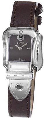 Fendi B. Fendi Ladies Brown Leather Strap Buckle Shaped F370222
