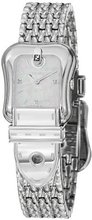 Fendi B. Fendi Ladies Mother-of-Pearl Diamond Dial Stainless Steel F381024500D1
