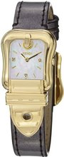 Fendi B. Fendi Ladies Mother-of-Pearl Diamond Dial Yellow Gold Plated F380424521D1