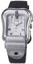 Fendi B.Fendi Black Strap Chronograph Mother-of-Pearl Dial #F391141